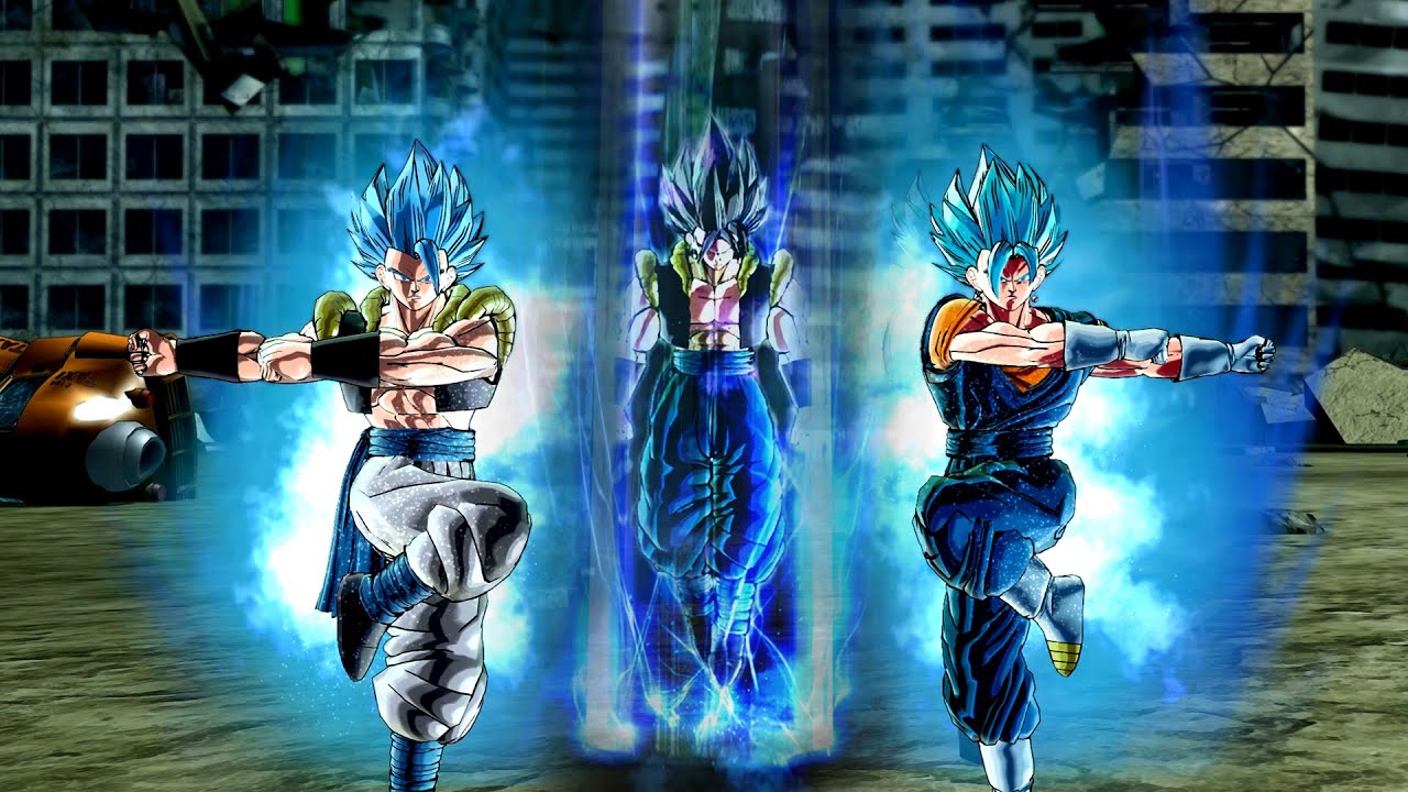 Vegito and Gogeta Fusion Dance Transformation Gogito New Animated Broken UI Form - DBXV2 🔥