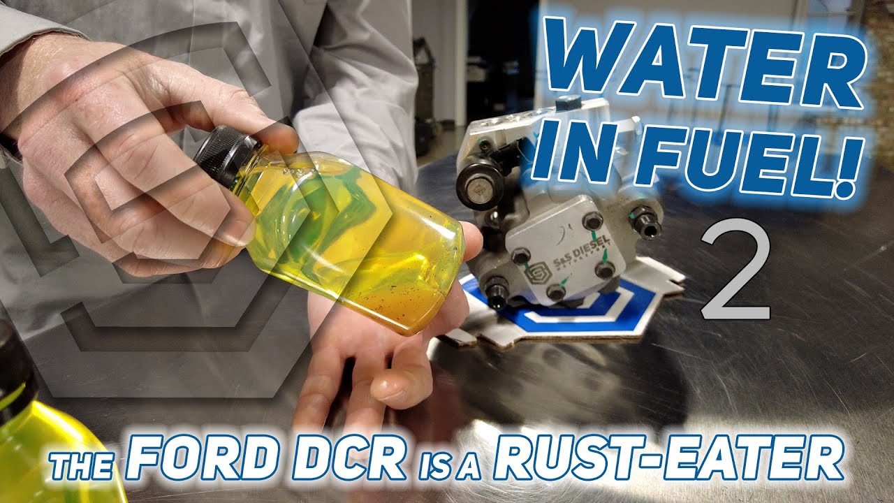 ДА, насос Ford 6.7L CP4, переделанный в DCR, может справиться с водой в топливе!