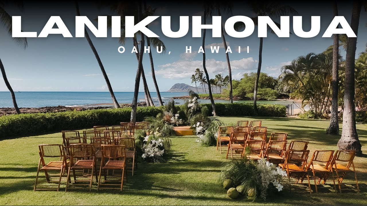 Lanikuhonua Cultural Institute, Hawaii Wedding - Jessica and Jacky