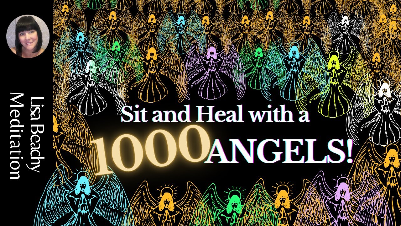 GUIDED MEDITATION with a THOUSAND ANGELS 💜 10 Minutes