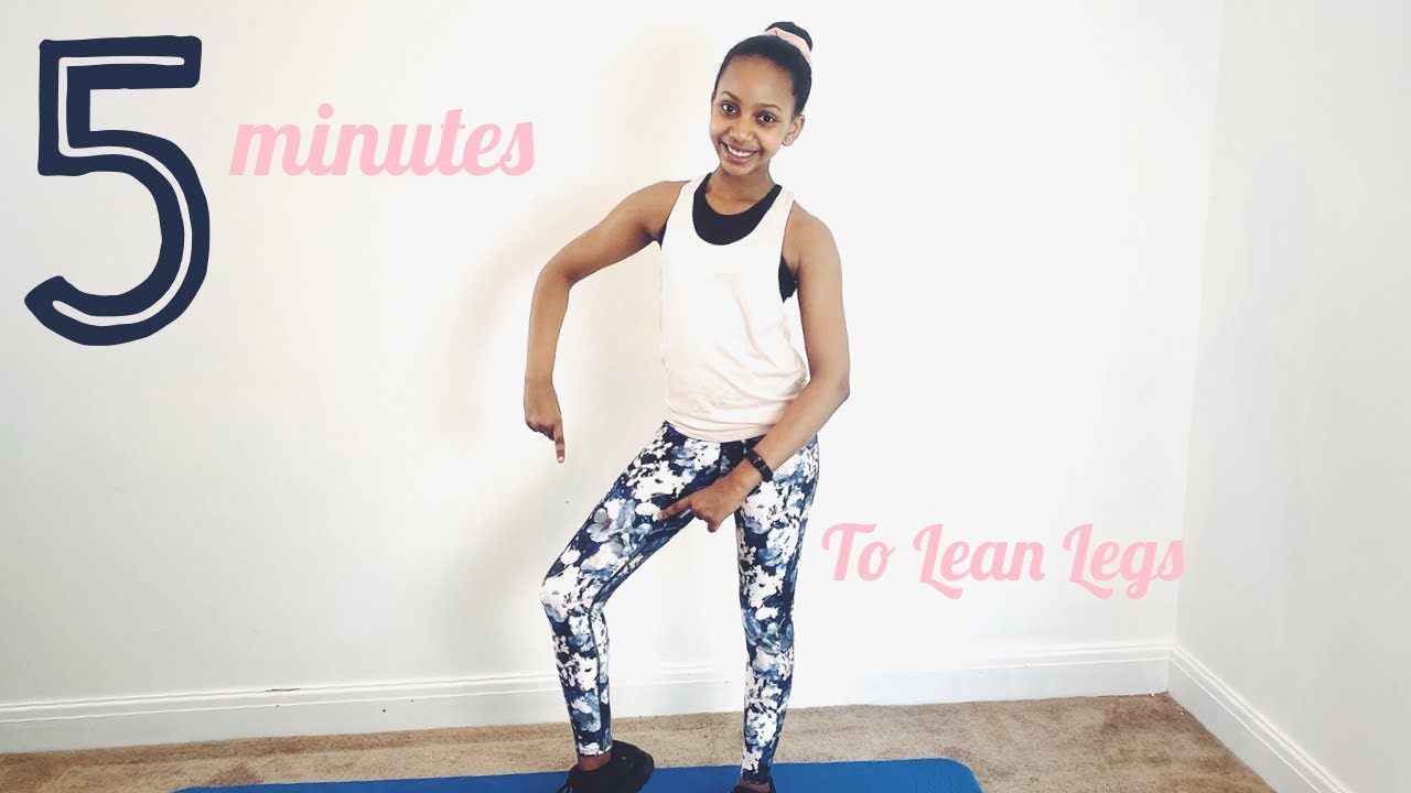 5 minute Lean Legs Workout | Cia B