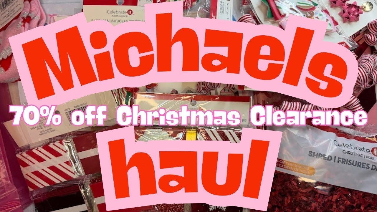 I Went In for ONE Thing… Then Michaels Had 70% Off Christmas 😅 HUGE Clearance Haul!
