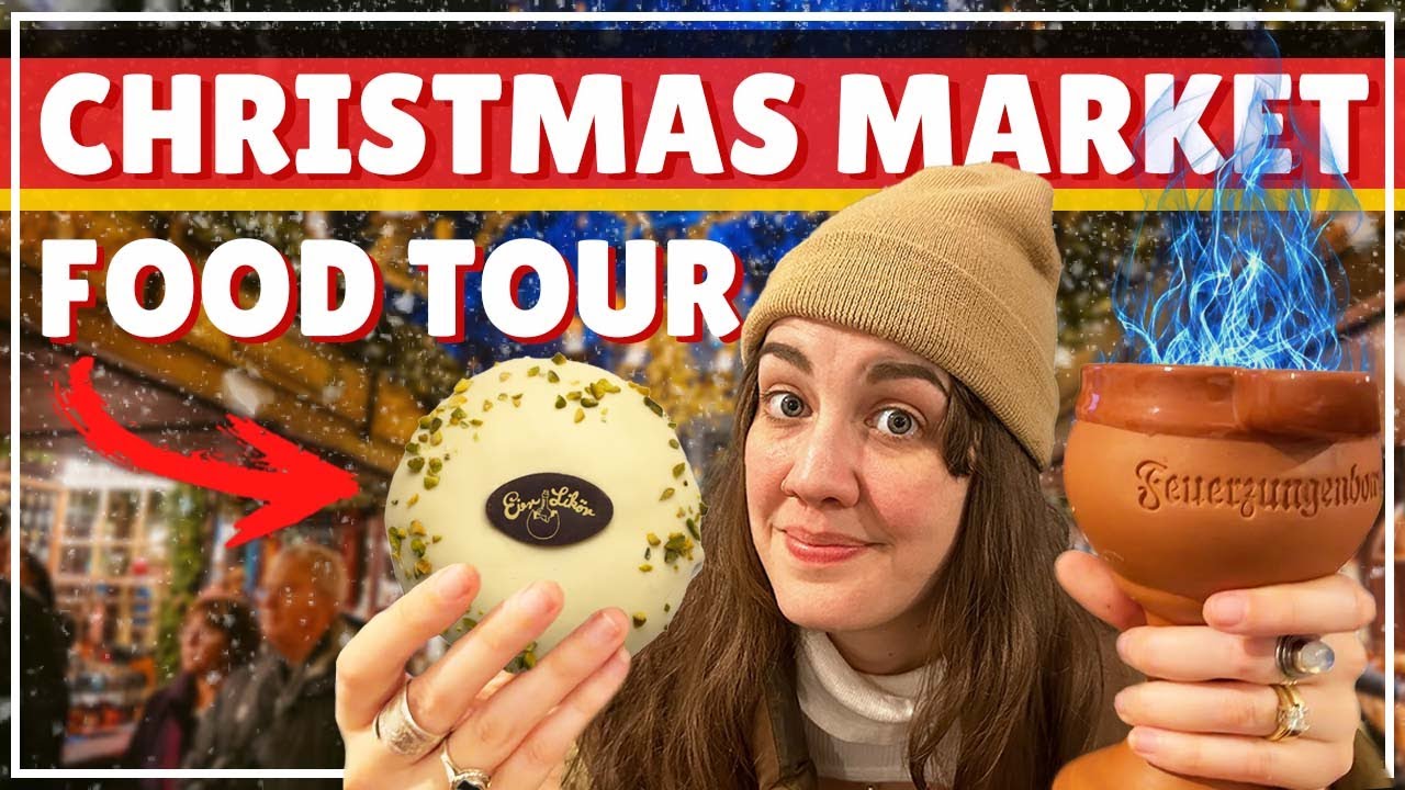 MUST EAT! Best German Christmas Market Street Foods @A Wanderlust For Life Munich Augsburg, Germany