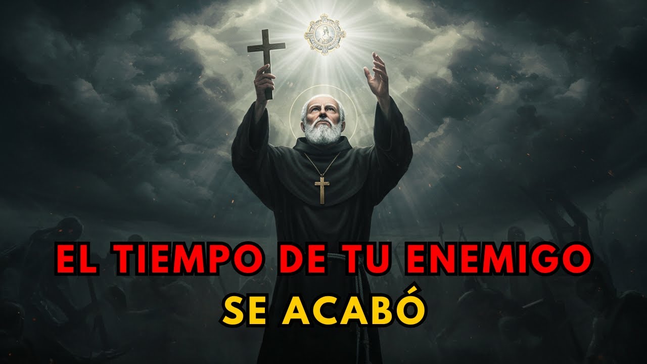 ❗ El Tiempo de tu Enemigo se Acabó Oración de San Benito para el Juicio Final 🕯️🙏