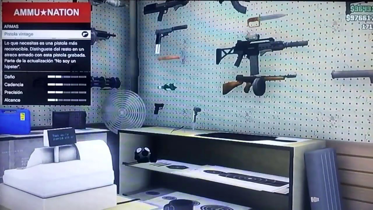 Todas las armas de gta Ps3