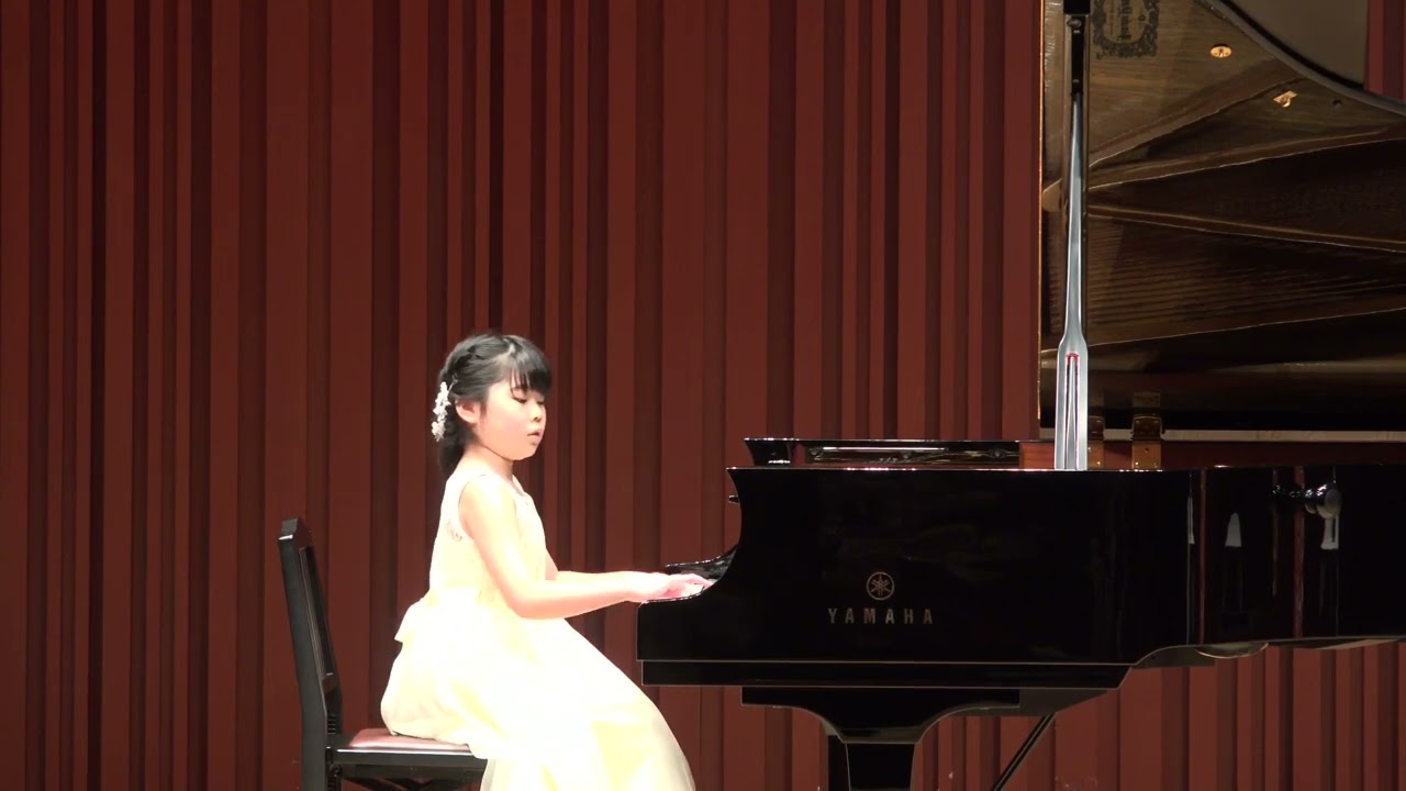 金賞受賞　ブルグミュラーコンクール　優美