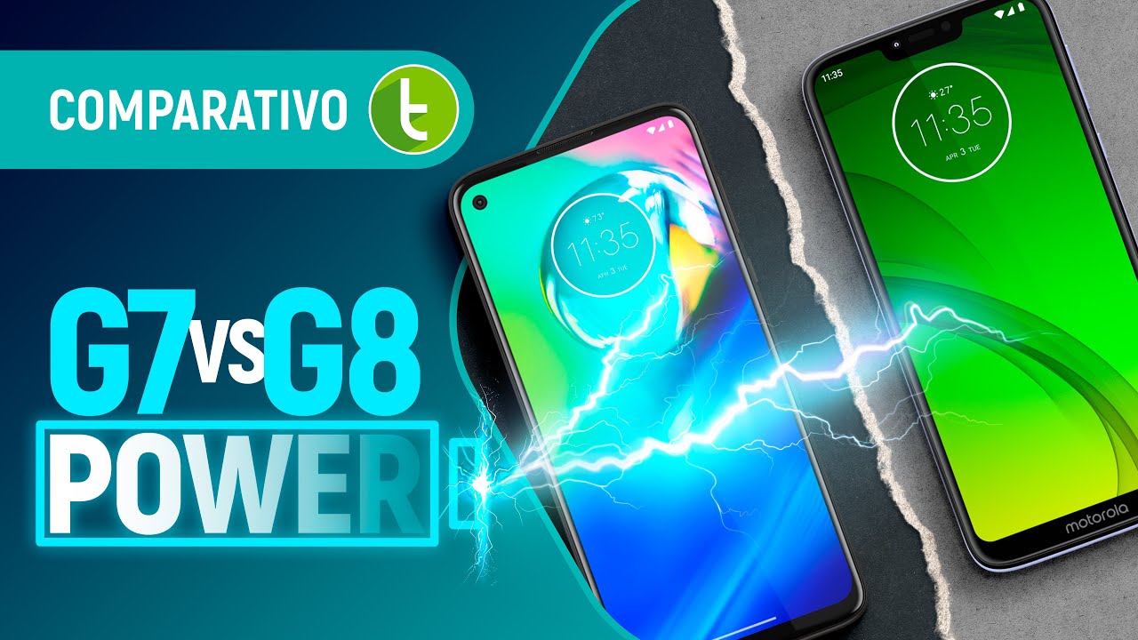 MOTO G8 POWER vs G7 POWER: escolha vai MUITO ALÉM DA BATERIA | Comparativo