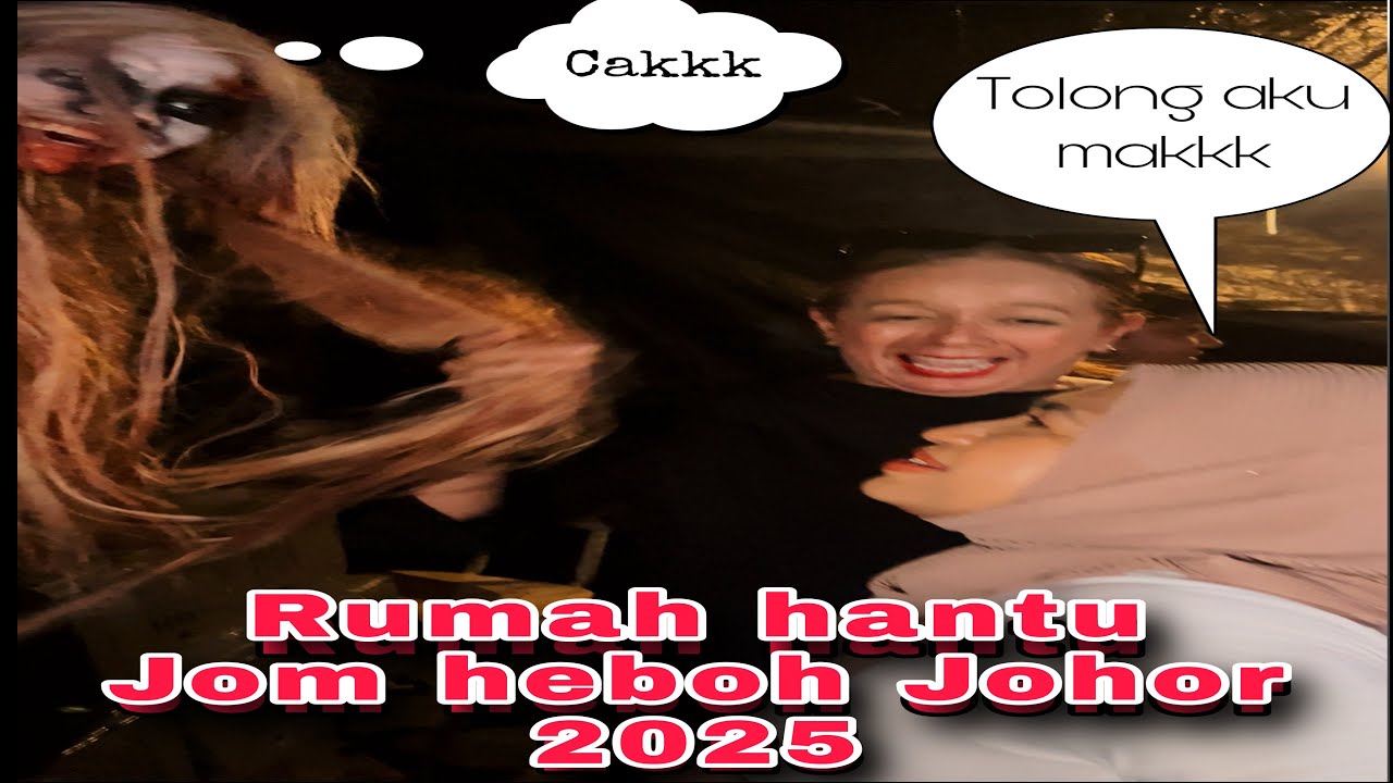 Kejadian di Rumah hantu Jom heboh Johor 2025 | Jom Heboh | ieda Moin World #artismalaysia #trending 