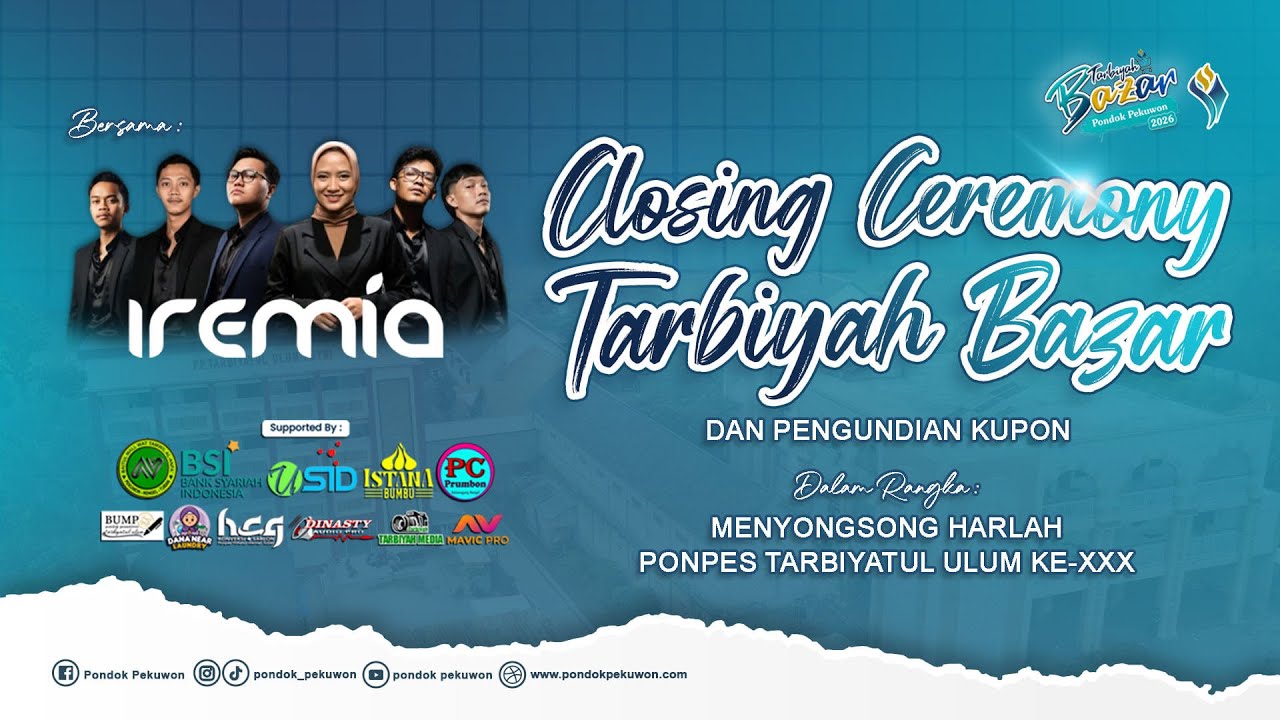 🔴(LIVE) CLOSING CEREMONY TARBIYAH BAZAR DI MERIAHKAN OLEH IREMIA AKUSTIK
