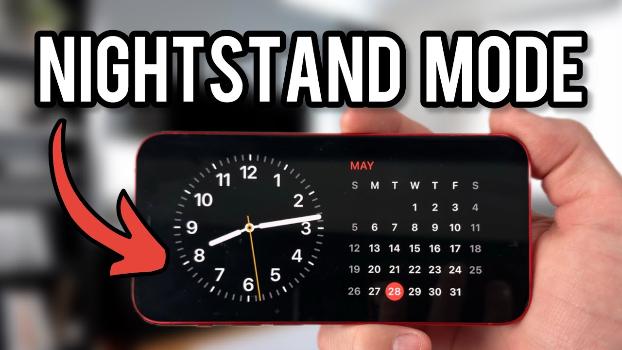 How to Use Nightstand Mode in iOS 18!