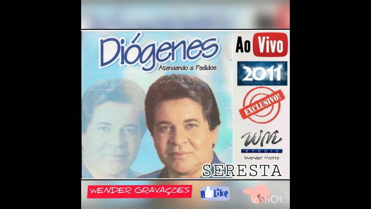 DIÓGENES ao vivo 2011 seresta antiga WENDER GRAVAÇÕES