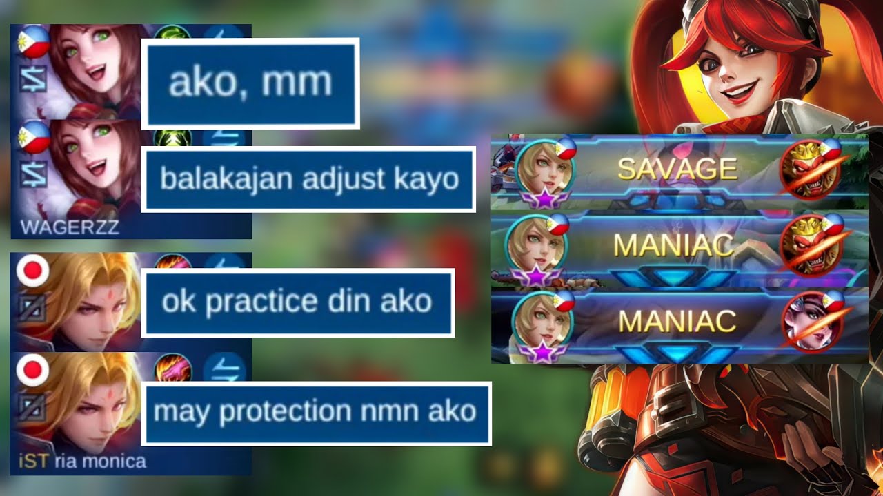 Si Miya Daw MM at May Praktis Ling Pa! - 1x Savage and 2x Maniac Layla Gameplay | MLBB