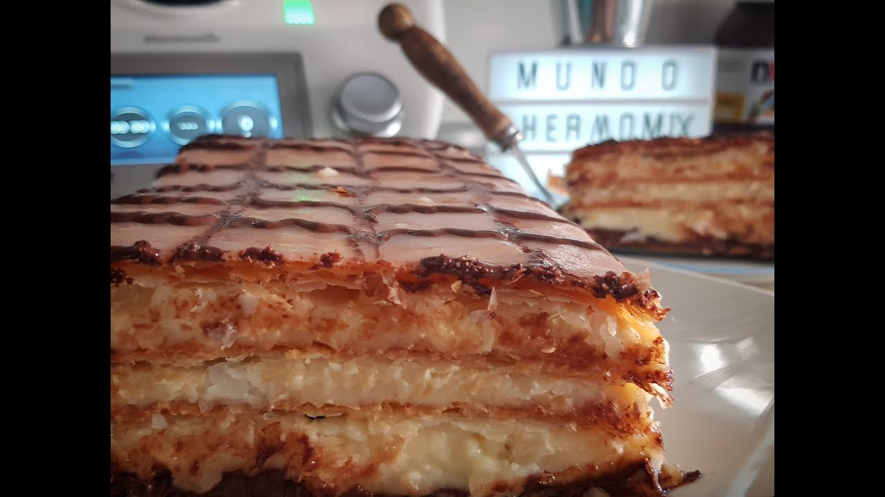 MILHOJA DE CREMA / MILHOJA DE CREMA Y NUTELLA / MILHOJA CON THERMOMIX