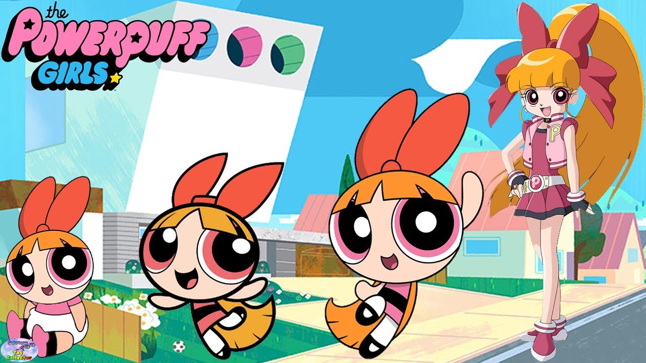 Powerpuff Girls Transforms Baby Blossom Bubbles Growing Up Surprise Egg and Toy Collector SETC
