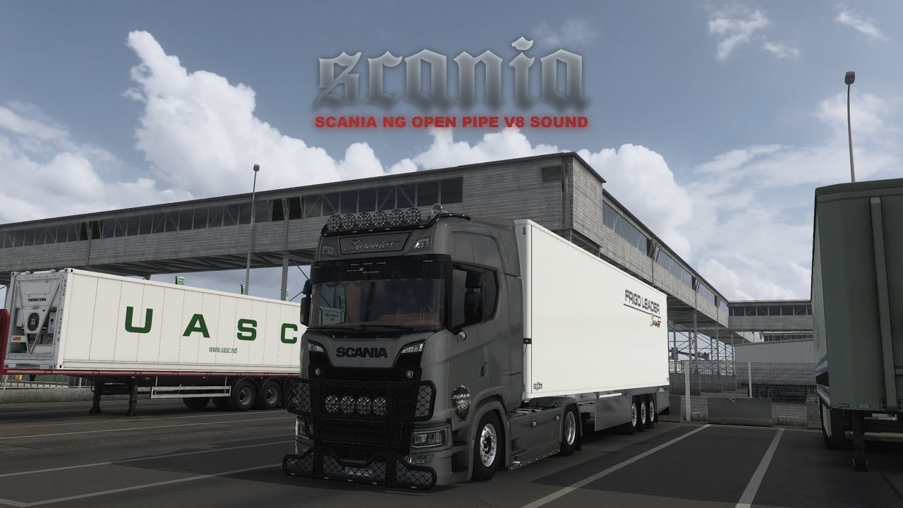 ETS2 1.49 Scania S650 Sarantos - Scania NG Open Pipe V8 Sound v2.0