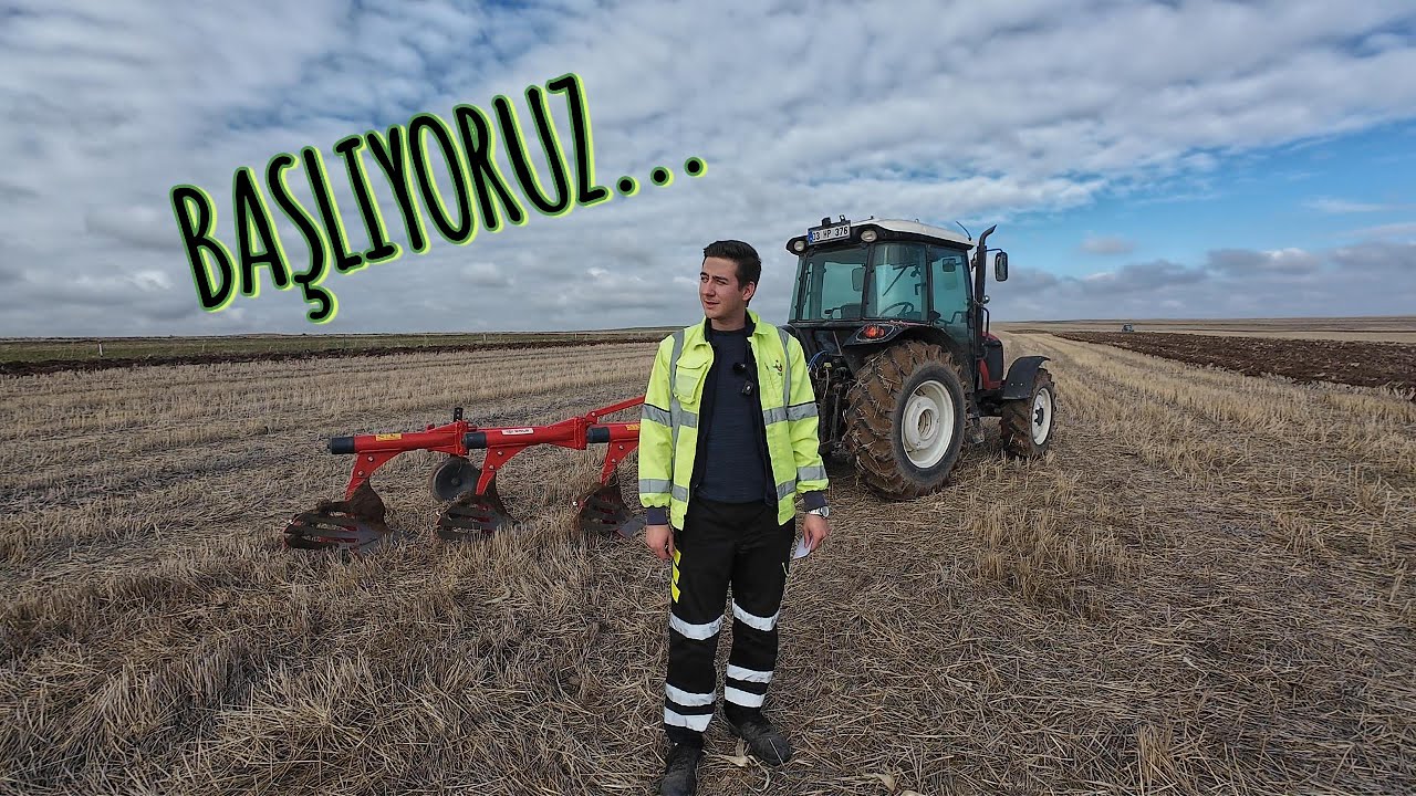 Sabah Gün Doğumundan Gün Batımına | İki Traktörle Tarla Sürümü (İlk Vlog)