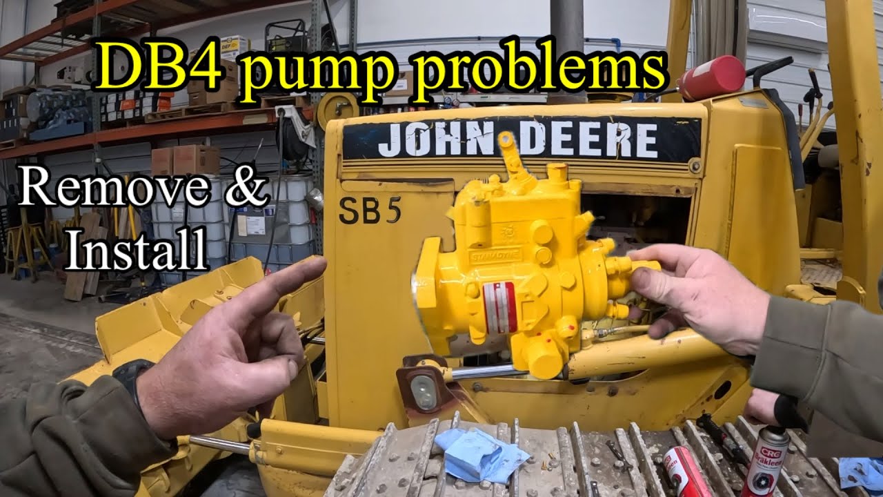 Stanadyne DB4 injection pump problems on Deere 450G dozer with 4045 engine. How do we fix?