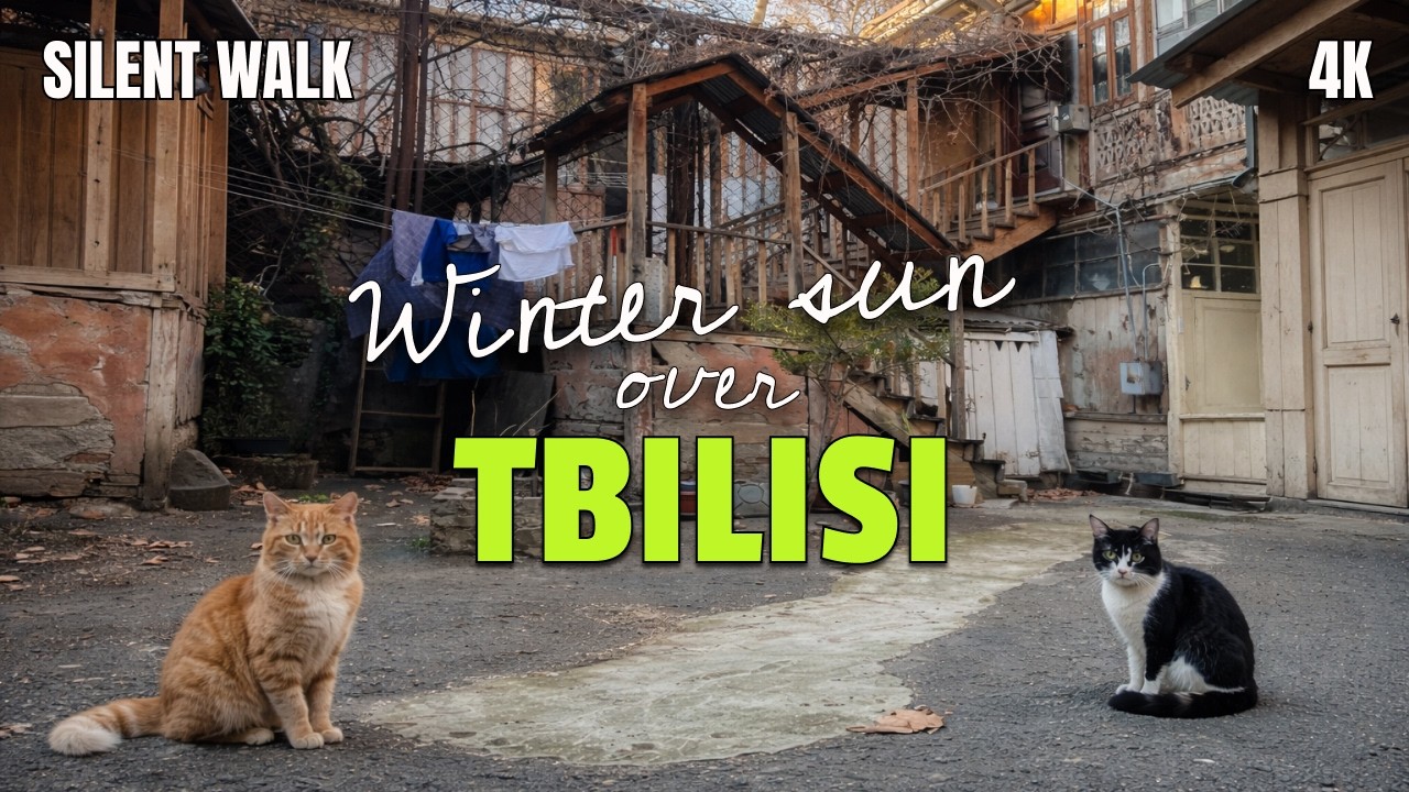 A February Morning in Tbilisi | Calm 4K City Walk | Travel Inspiration