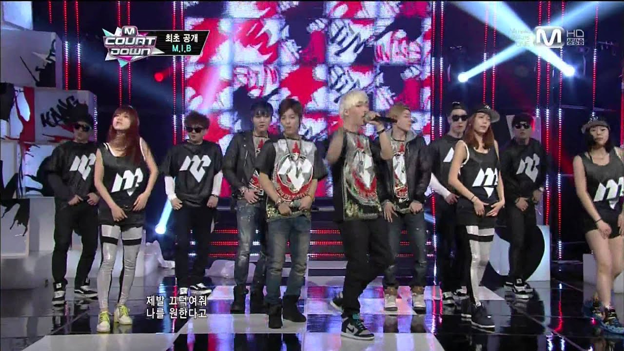 [130411] M.I.B - Nod Along (끄덕여줘) Comeback Stage @ M countdown