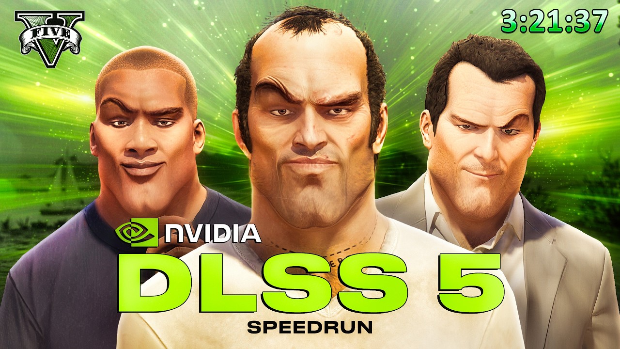 I Tried Speedrunning GTA V With DLSS 5...