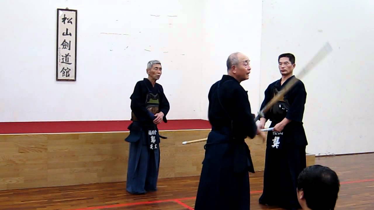 2011.12.30 渡並直老師蒞臨松山劍道館之劍道講習(一、距離與氣勢)