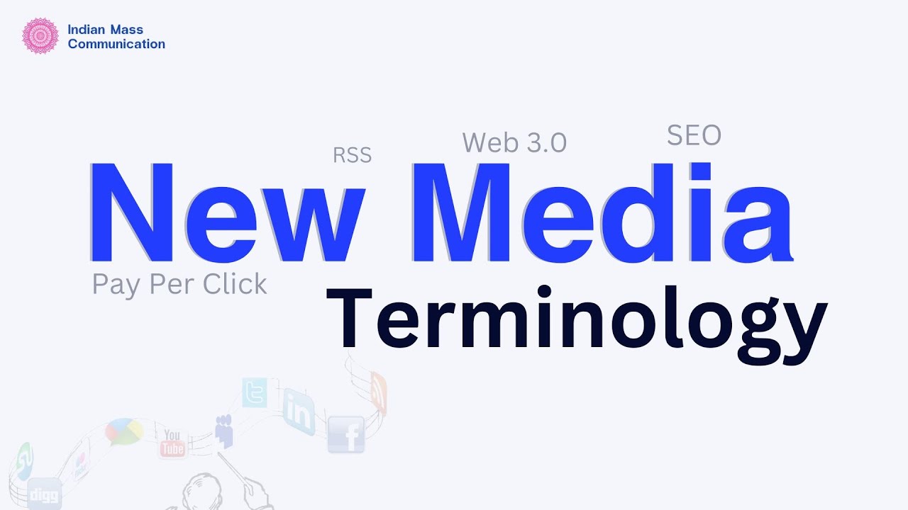 8.4 New Media Terminology | UGC NET Mass Communication and Journalism | Unit 8 | CUET PG | COQP17