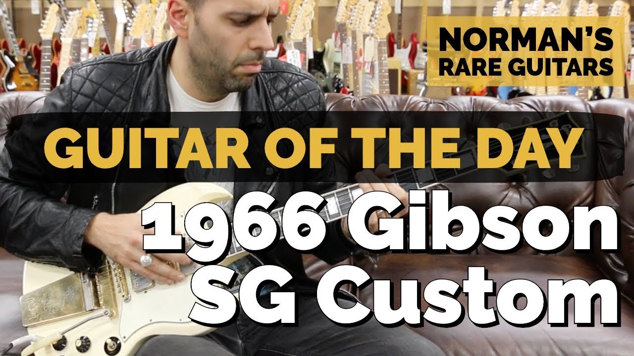 Guitar of the Day: 1966 Gibson SG Custom | Norman's Rare Guitars