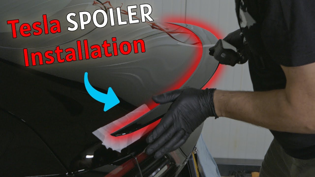 How to: Install a Tesla Model 3 and Y Performance spoiler