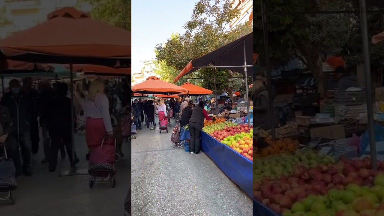 Street Market in Athens, Greece 🇬🇷