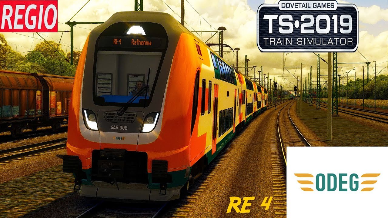 TRAIN SIMULATOR 2019 64-Bit ☆ TWINDEXX VARIO ODEG (BR446) / VBB RE4 nach Rathenow + linusf Sounds
