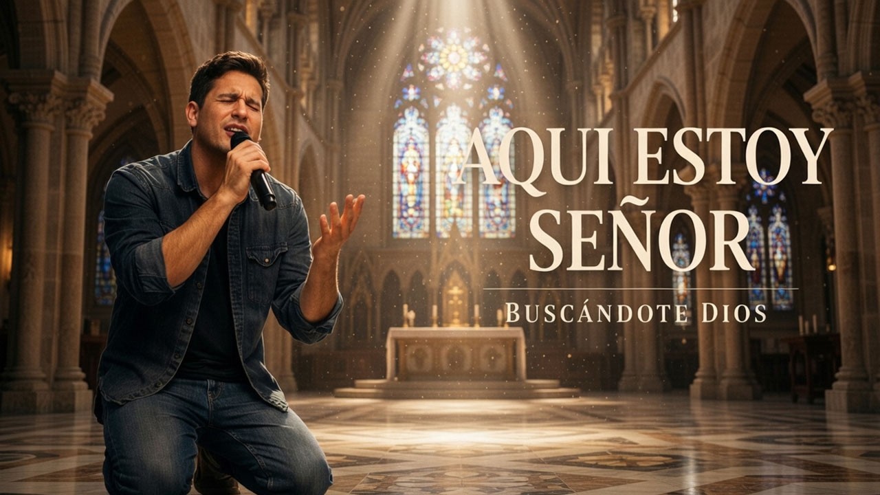 AQUI ESTOY, SEÑOR – Alabanza Cristiana Para Buscar a Dios | Canción que Llega al Alma