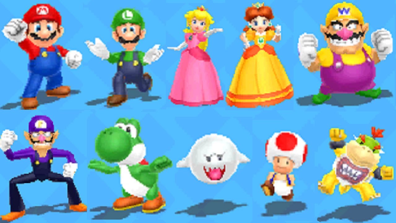 Mario Party Island Tour - All Characters