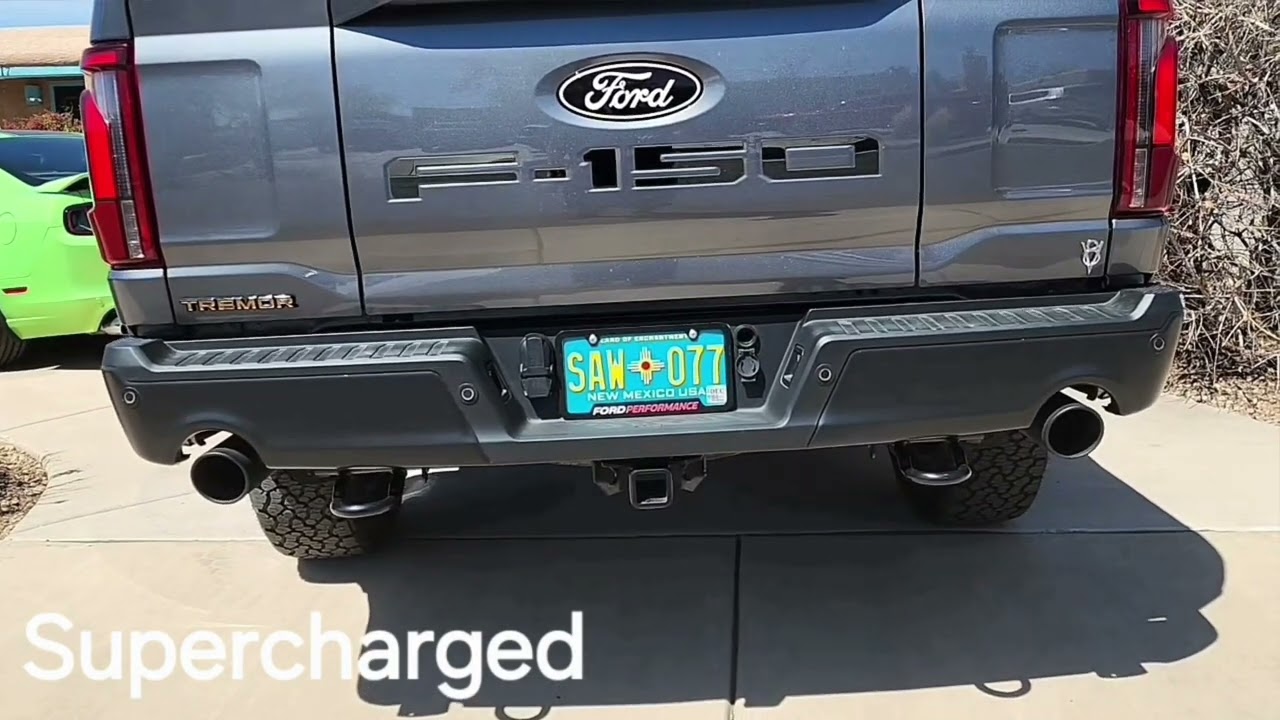 2024 F-150 Tremor Supercharged 5.0 Borla S-type Exhaust #60731