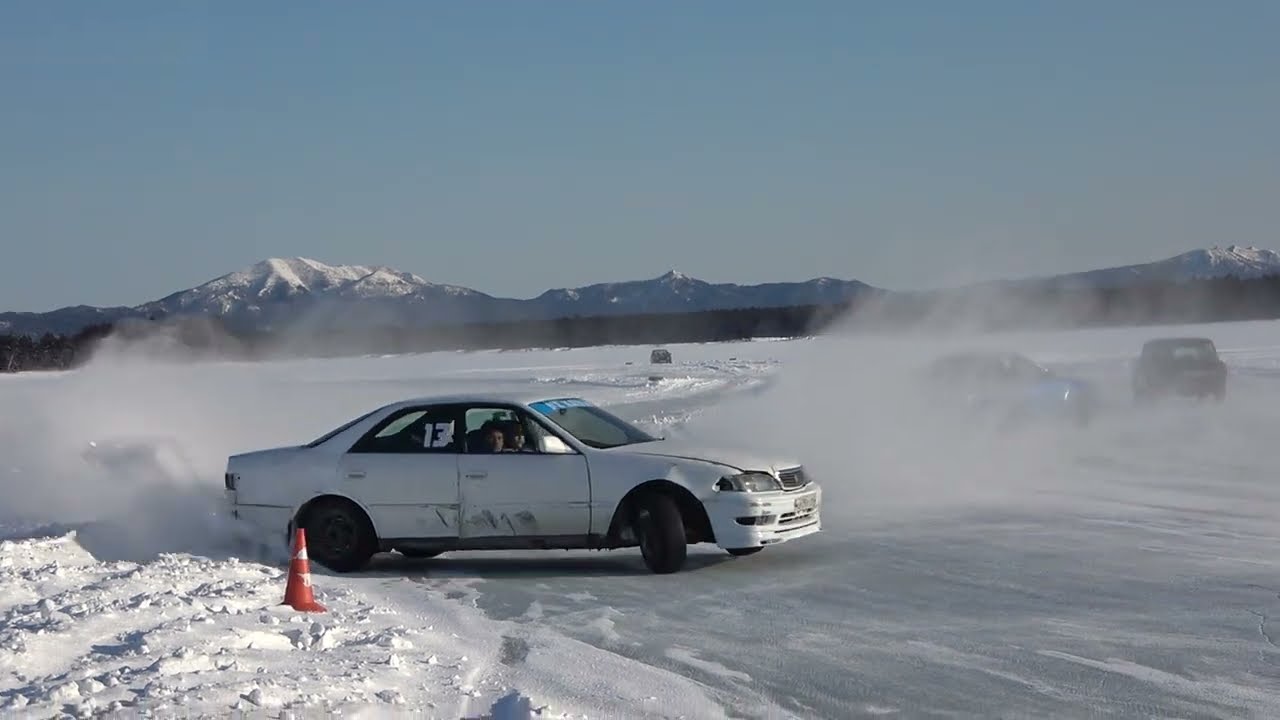 ASMR ice drift pure engine & ice drift sound