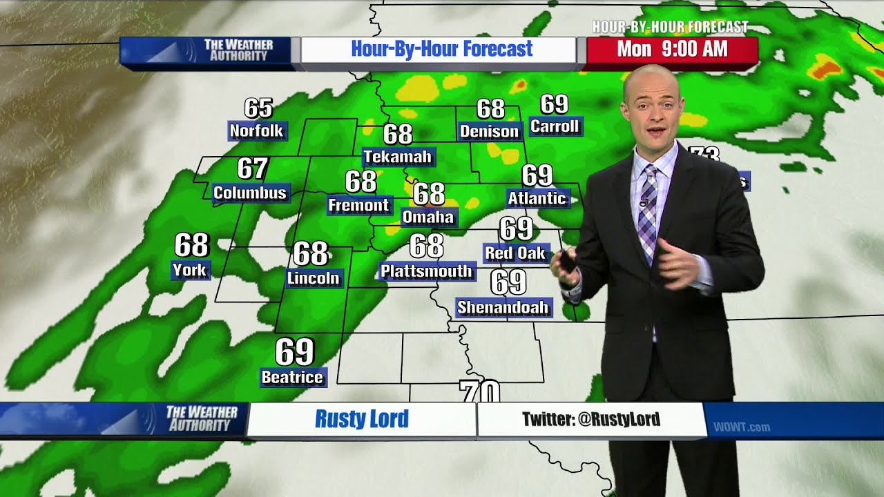Rusty Lord&rsquo;s Hour by Hour Forecast to plan your day &ndash; 7am Update