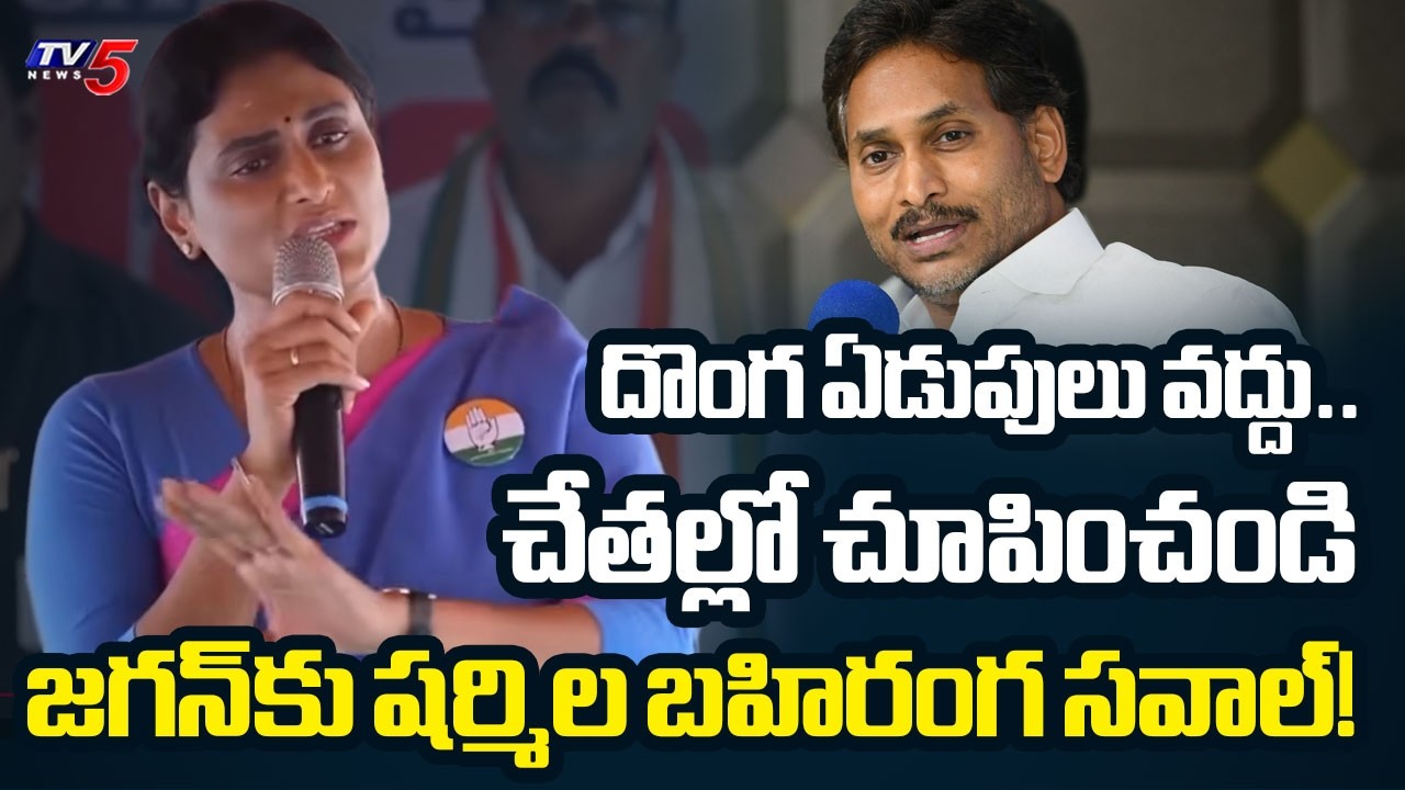 YS Sharmila's Open Challenge to YS Jagan over CEC Impeachment | AP Politics | TV5 News