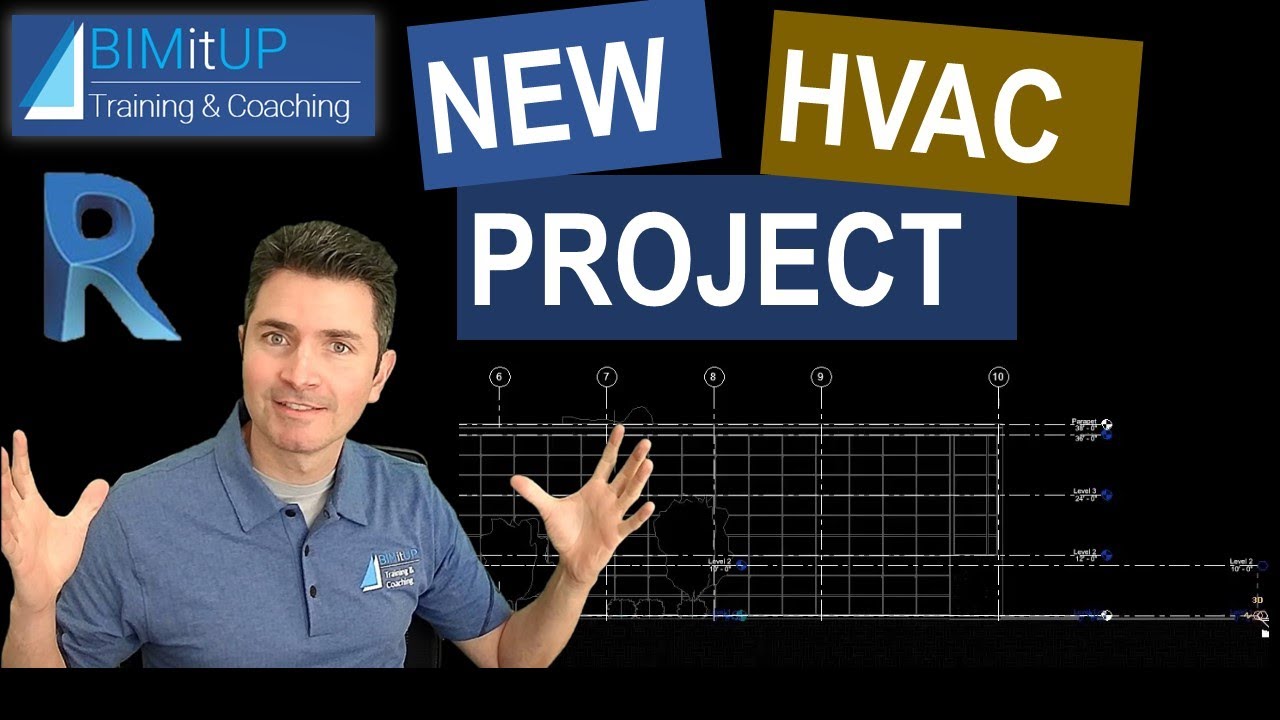 Как создать новый проект HVAC в учебном пособии Revit MEP