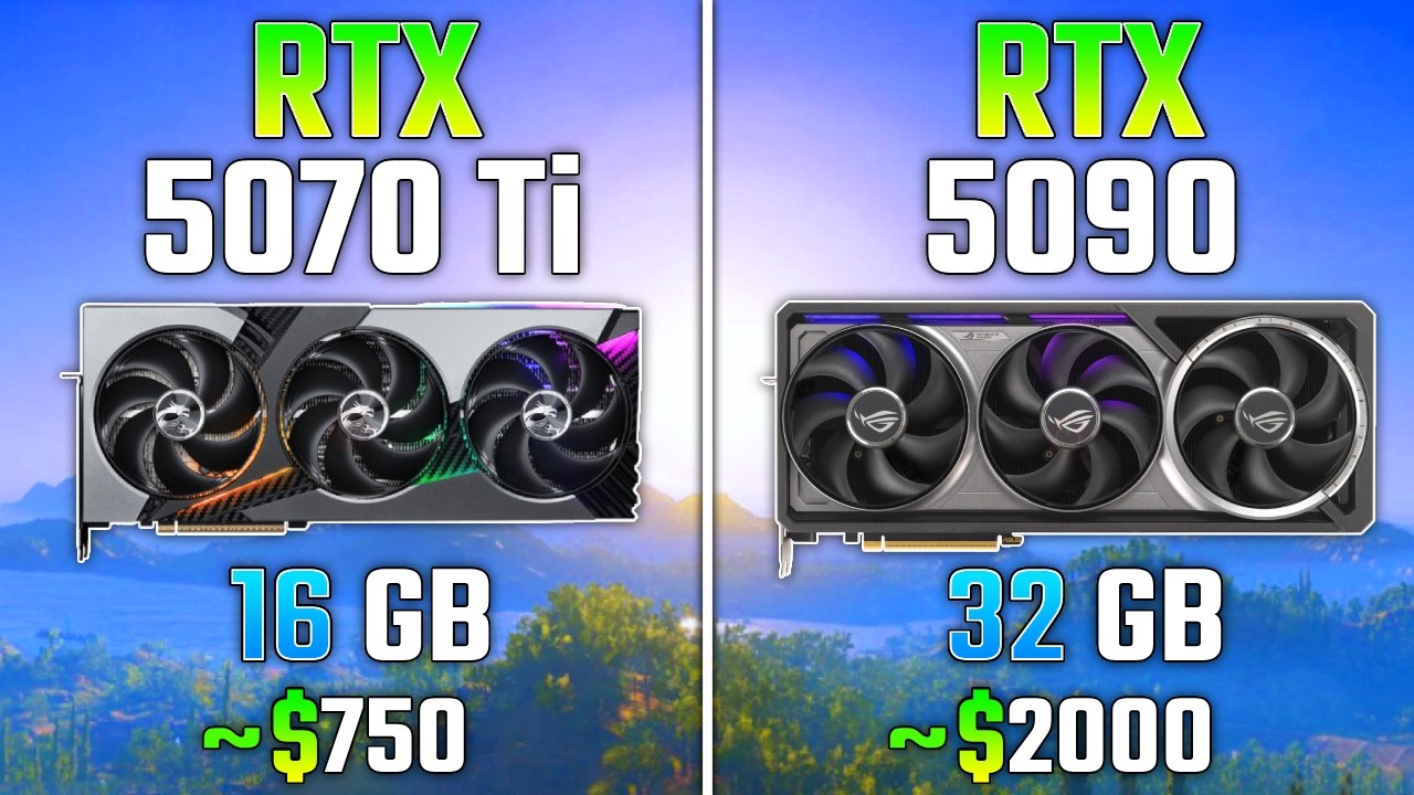 RTX 5070 Ti vs RTX 5090 | Test in 7 Games