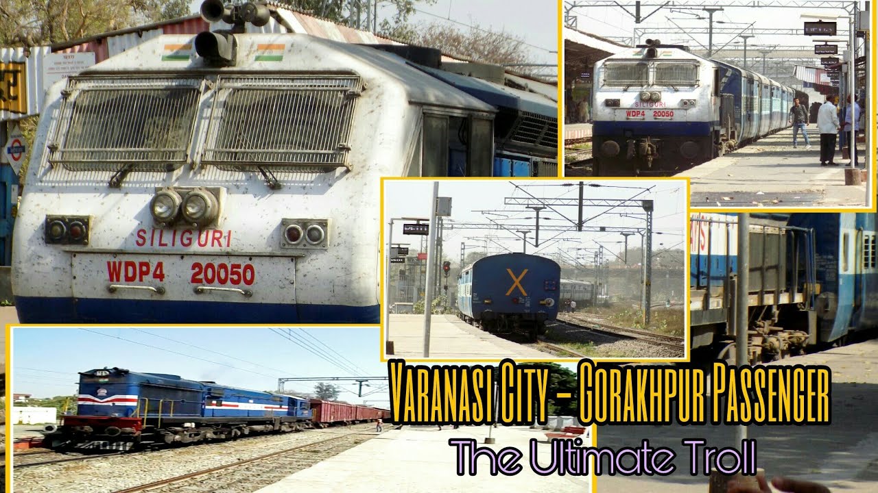 Freight Overtakes Passenger |  Varanasi City - Gorakhpur Passenger | DEORIA STATION