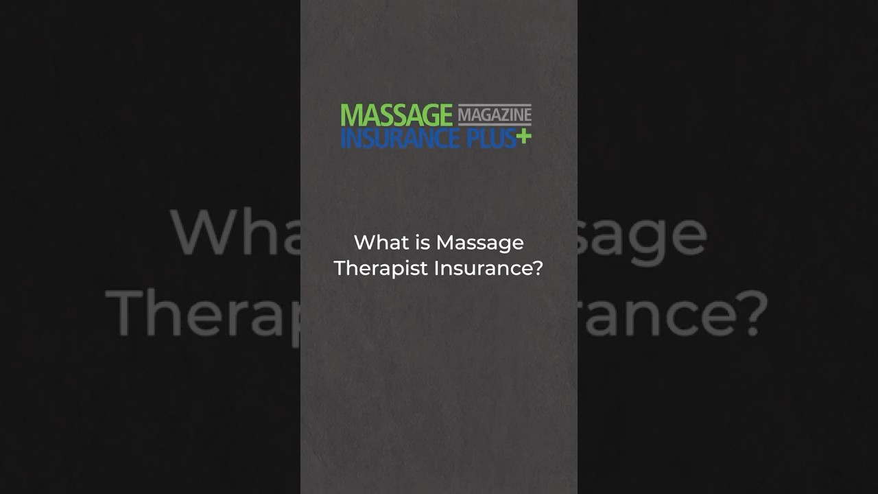 What is massage therapist insurance?  #massagetherapy  #massage #insurance
