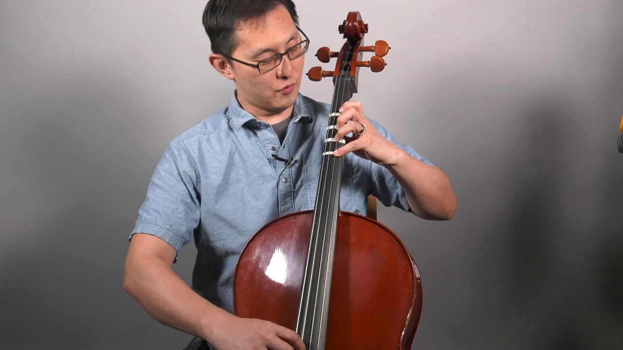 Ce E 05 Finger placement on D string & finger chart reading