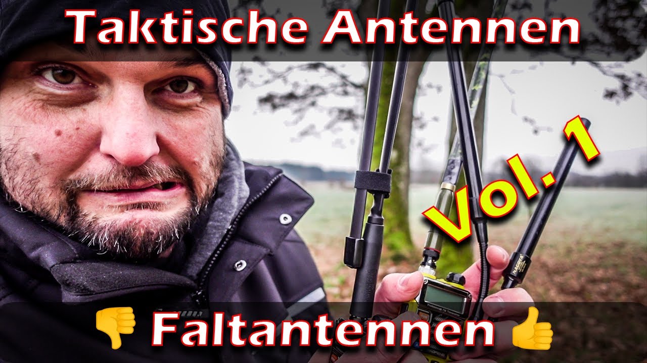 Taktische Antennen / Faltantennen -- Vol. 1 -- oh Schreck oh Graus?! (Retevis, HYS, Nagoya)