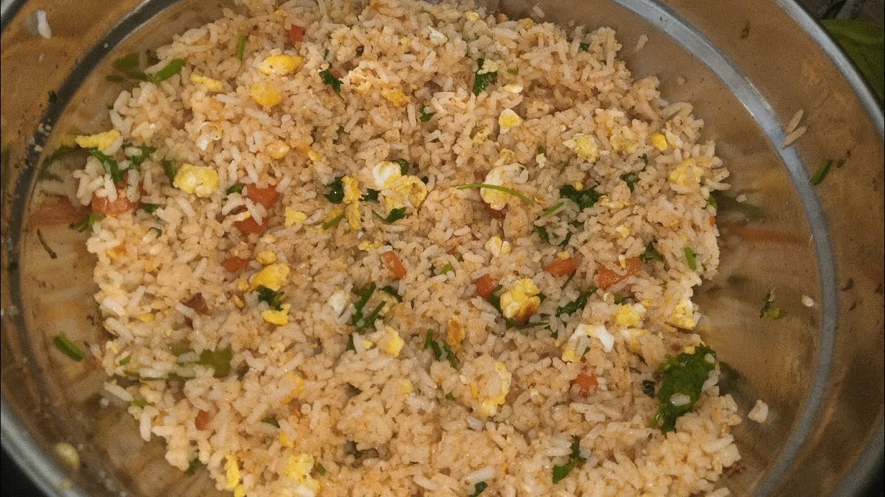 Egg fried rice simple& testy recipe 👌🏻👌🏻 