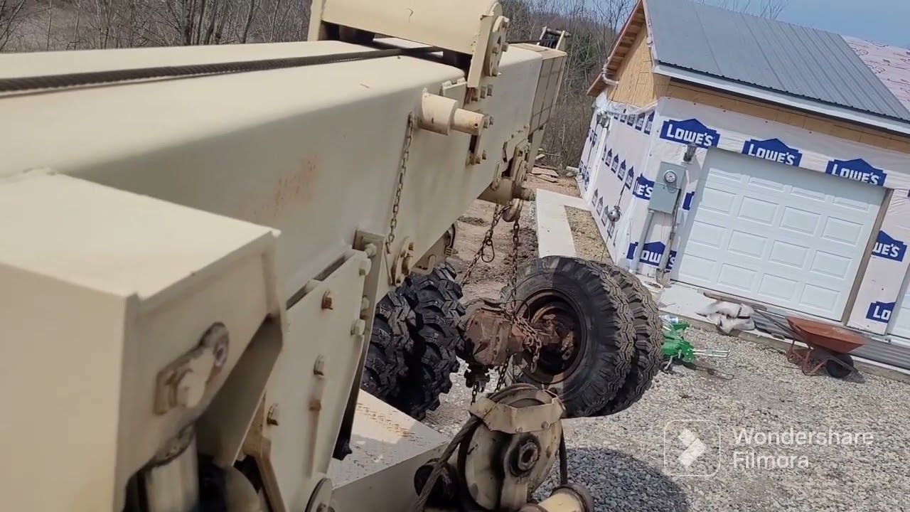 Using the M936 military 5 ton wrecker.