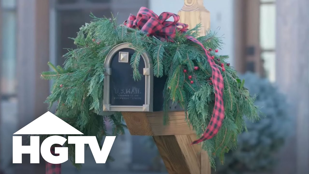 How to Decorate Your Mailbox for the Holidays | HGTV