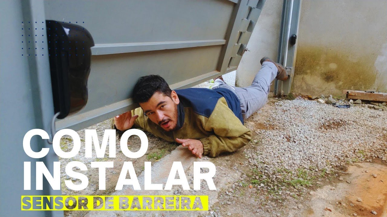 COMO INSTALAR SENSOR DE BARREIRA COMO FOTOCÉLULA