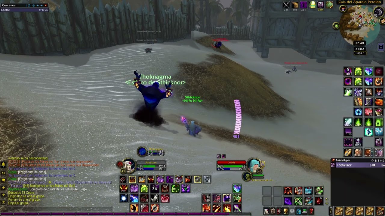 WoW Tbc Prepatch Lock vs Lock leveling wpvp