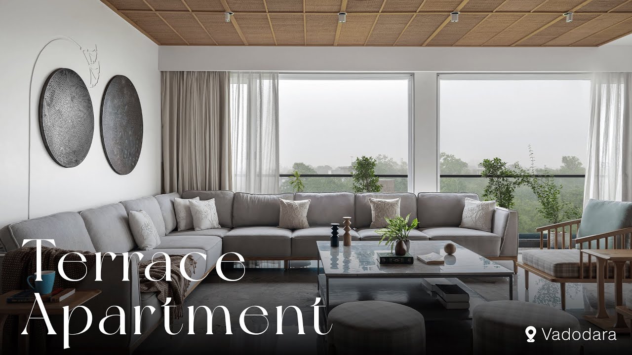 Peaceful 3000 sq ft Home Tour: Wicker Ceiling, Custom Mandir & Organic Design