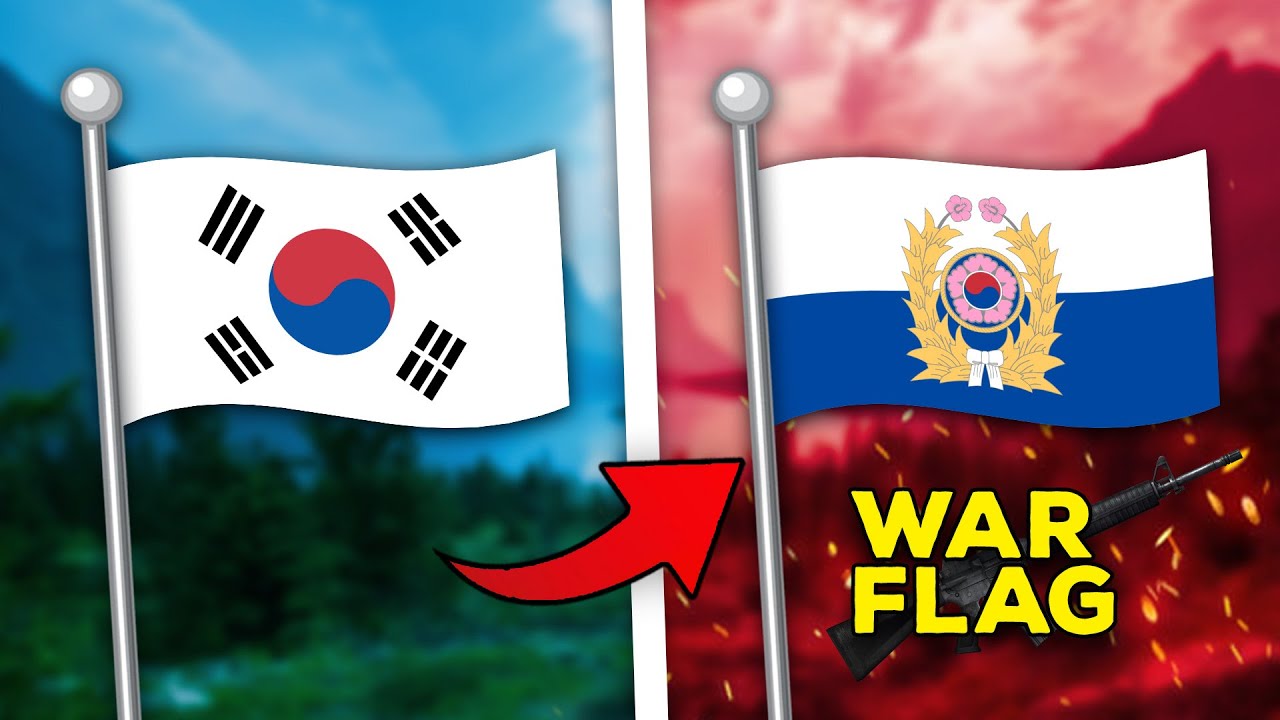 War Flags Of Different Countries | Flag Animation
