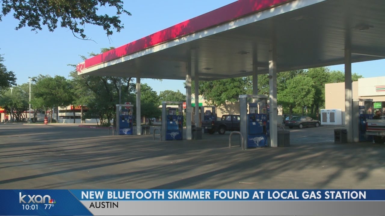 Skimmer with Bluetooth found at Exxon 7-Eleven in northwest Austin
